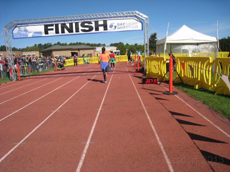 2013 Bayshore Half 126.JPG - The finish line.